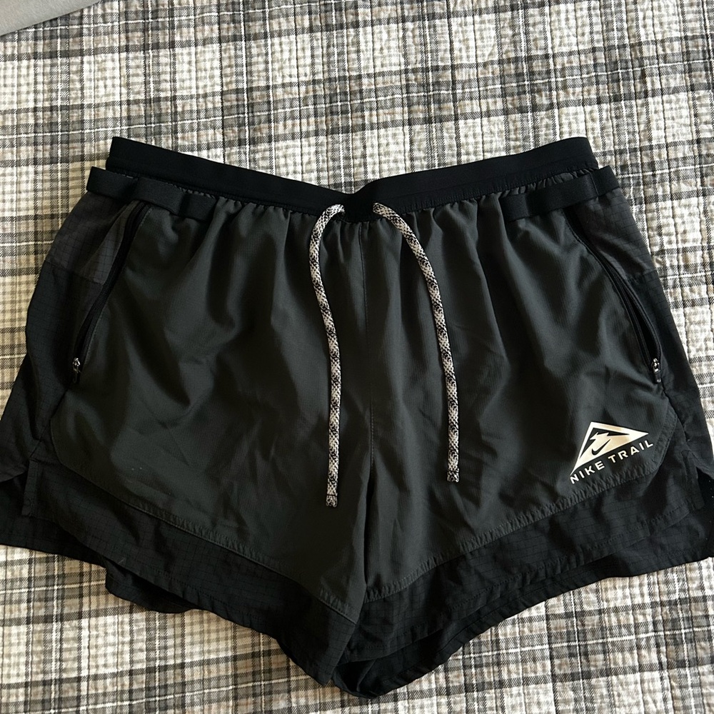 Nike Trail Black Athletic Shorts